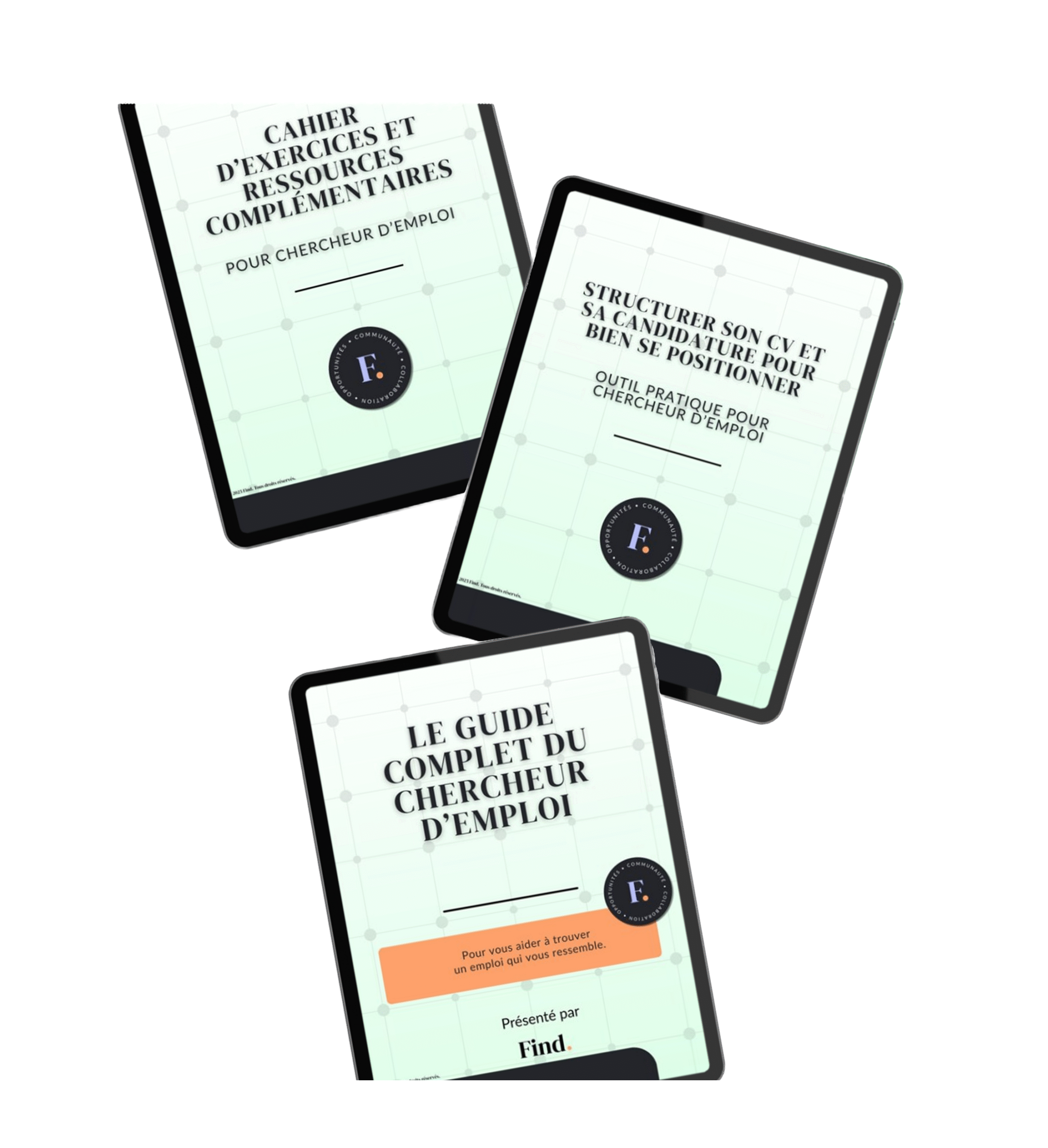 La méthode Find. — guides sur tablettes